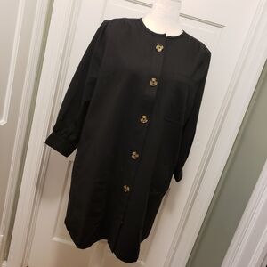 Tuckernuck Black Blake Mini Dress Size XL, Chic, Preppy, Minimalist